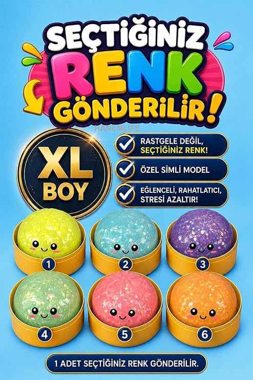 Simli Çin Mantısı Squishy Sukuşi Dumbling SEÇTİĞİNİZ RENK GÖNDERİLİR