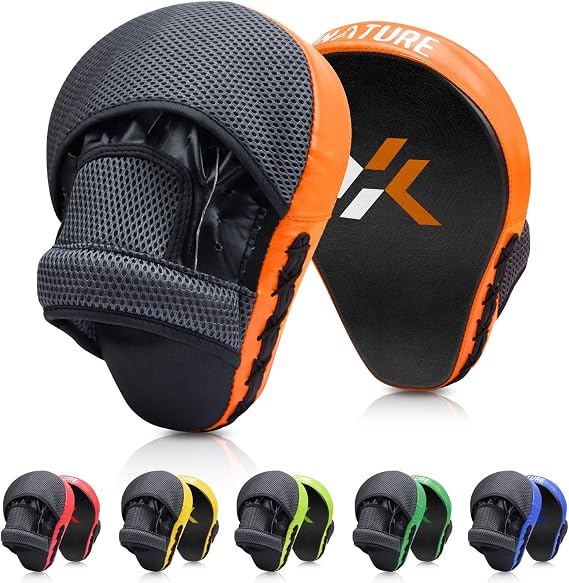 Boxing Equipment Punching Gloves Thai Pads Boxing Training Mitts Kickboxing Punch Mitts Punching Pad (A Pair)