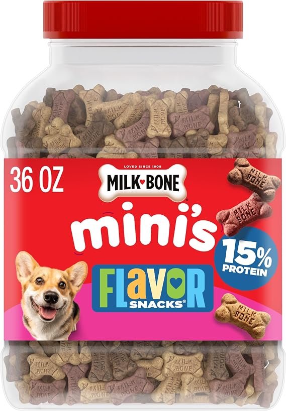 Milk-Bone Flavor Snacks Minis Dog Treats, 36 Oz.