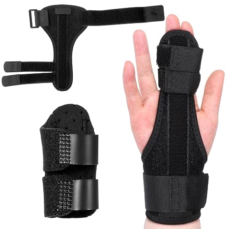 Pinky Finger Splint Middle Fingers Brace Adjustable Index Fingers Splints Finger Splint Full Hand and Wrist Braces Support Hand Brace