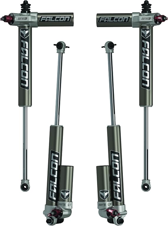 JK 4DR Falcon Series 3.3 Fast Adjust Piggyback Shock Kit (1.5-2.5 Lift)