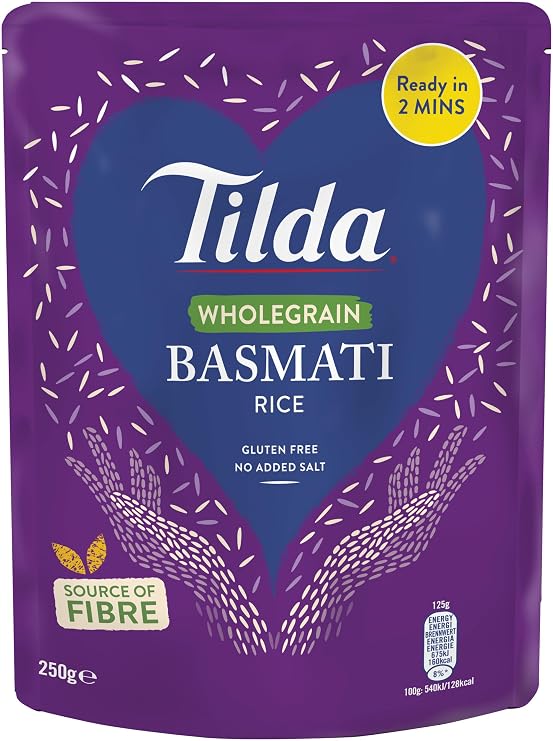 Tilda Steamed Brown Basmati Rice (250g) - Pack of 6