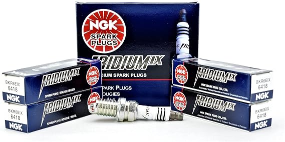 NGK # 6418 Iridium Spark Plugs BKR6EIX - 4 PCS NEW