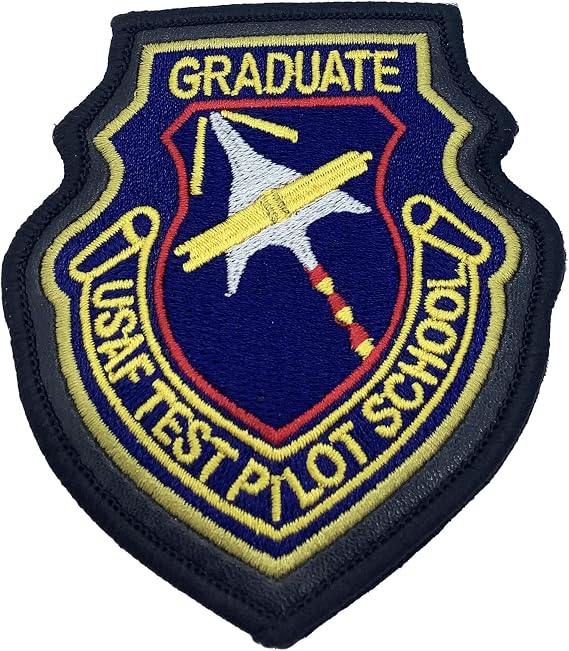 USAF Test Pilot Patch with Hook and Loop