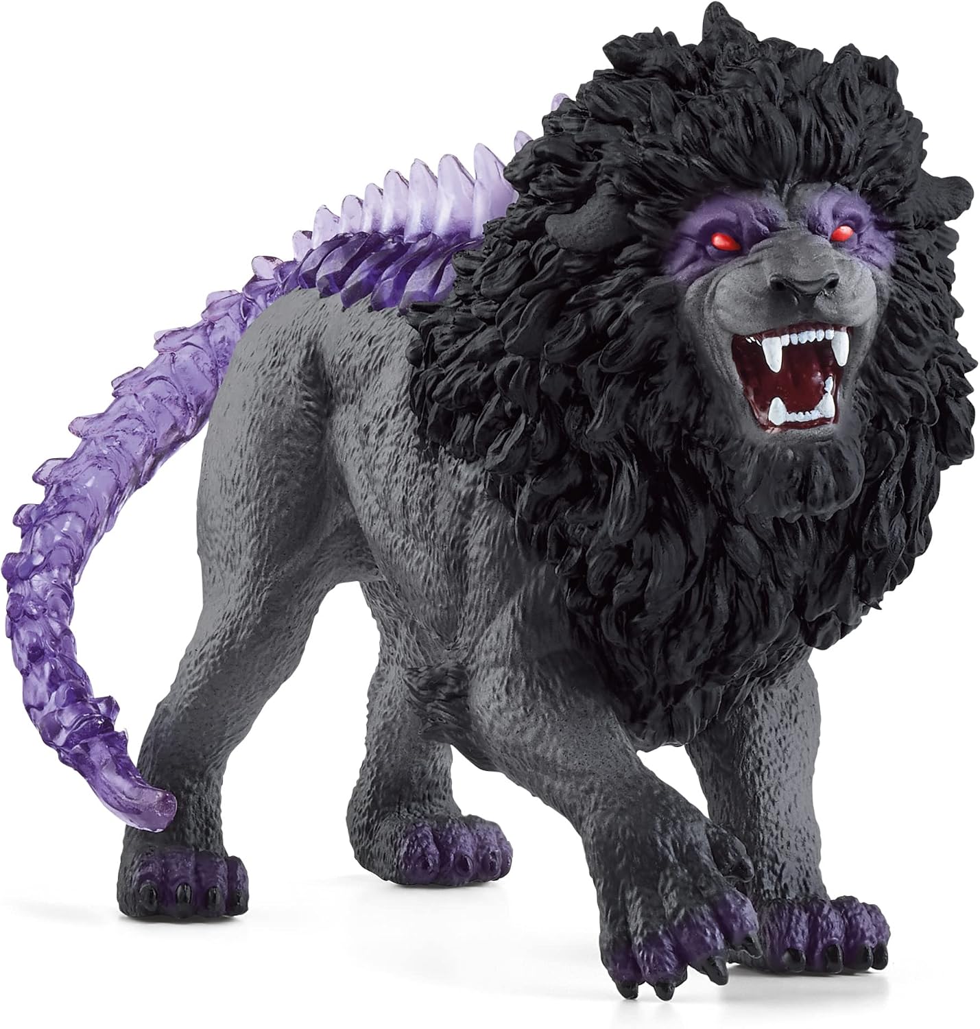 schleich 42555 Eldrador Creatures Mythical Shadow Lion Action Figure - Highly Detailed and Realistic Figurine Toy with Transparent Tail- Very Durable Monster Toys, Gift for Boys, Girls, Kids Ages 7