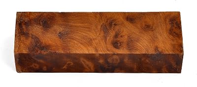 Thuya Burl Knife Handle BLOCK Each Piece is Unique 5 x 1-12 x 1 18