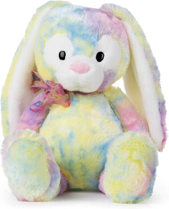 GUND Easter Splatter Color Patch Floppy Eared Bunny