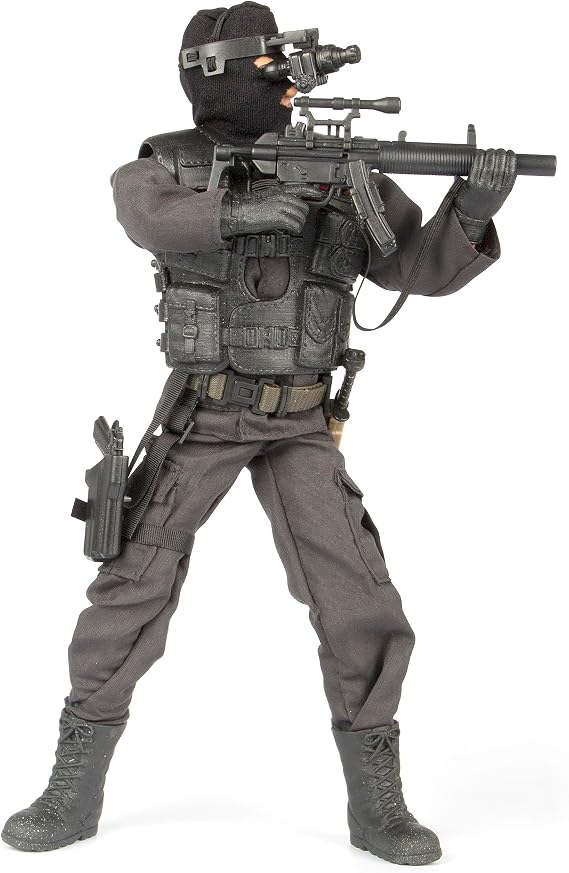 WORLD PEACEKEEPERS from Peterkin | 12" Navy Seal Night Ops Action Figure & Accessories | 1:6 Scale | Action Figures & Accessories | Ages 3+