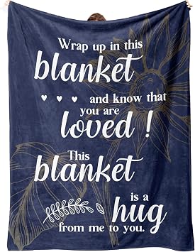 Get Well Soon Gifts, Hug Blanket, Inspirational Gifts for Her Him, Cancer Care Gifts for Women or Men, Encouragement Healing/After Surgery/Thinking of You Gifts 60"x50"...