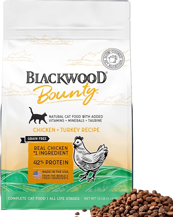 Blackwood Bounty Dry Cat Food, Chicken & Turkey Recipe, 10 lb