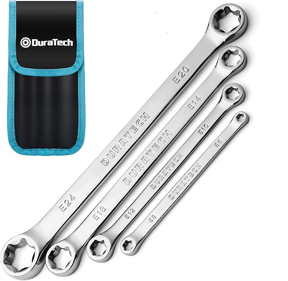 DURATECH E-Torx Key Set E6-E24 Cr-V Steel
