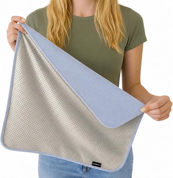 EMF Protection for Cell Phone - EMF Blanket Blocker with Faraday Fabric for Radiation Protection While Using Your Laptop and Phone