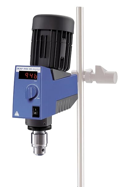 IKA 3593000 RW 20 Digital Mechanical Overhead Stirrer, Mixer, 220-240V