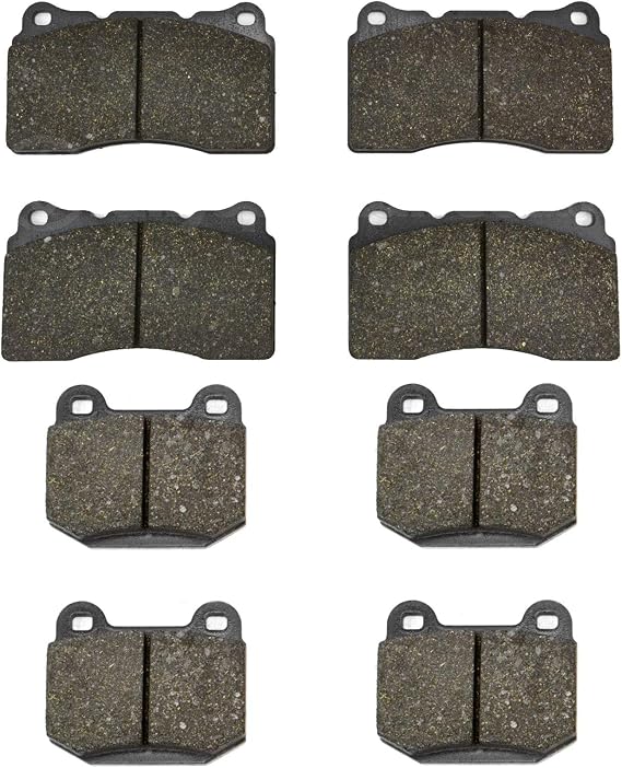 Ferodo DS2500 Front & Rear Brake Pad Set Compatible with 04-17 Subaru STi/Mitsubishi Evo