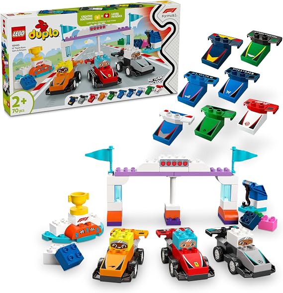 Lego Duplo 10445 - F1 Team Race Cars & Drivers