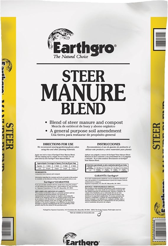 Organic Steer Compost and Manure 1 cu. ft.