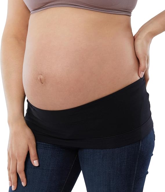 Ingrid & Isabel Basics Bellaband, Maternity Belly Band, Pants & Jeans Extender for Pregnancy & Postpartum