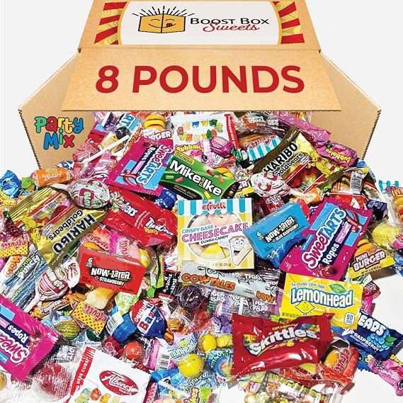 Bulk Assorted Candy Variety Mix Individually Wrapped Gummy, Chewy & Hard Treats Office, Party & Event Use