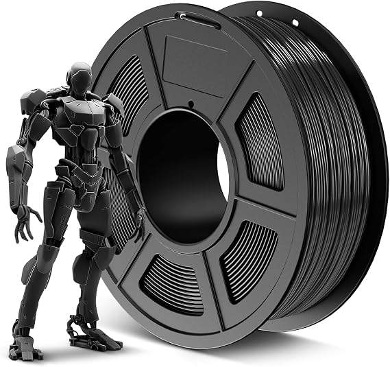 SUNLU ABS Filament 1.75mm,Black,1kg | 3D Printer Filament,Highly Resistant Durable,Heat Resistance,Excellent Toughness,For 99% FDM 3D Printers