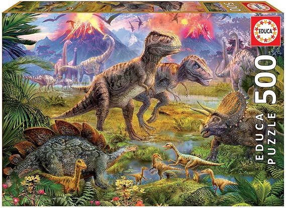 Educa Dinosaur Gathering Puzzle (500 Piece)