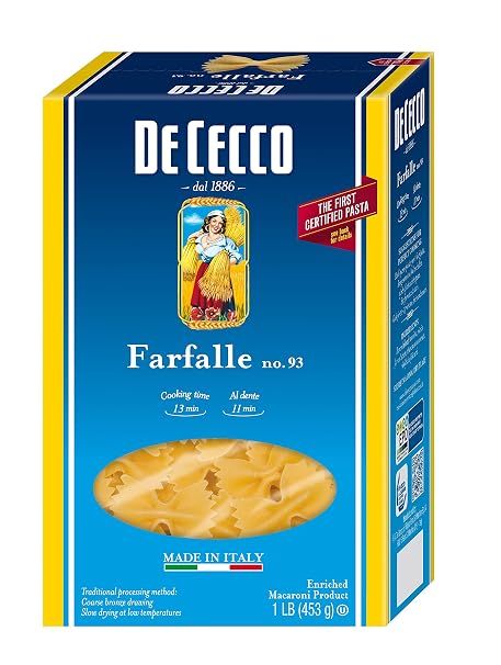 De Cecco Semolina Pasta, Farfalle, 1 LB
