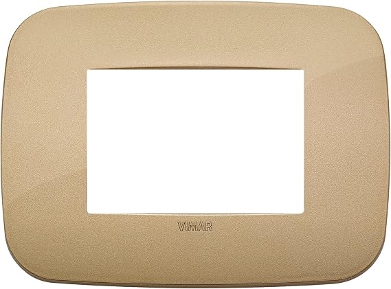 VIMAR 19683.88 Plate Round, 3 modules, Antique Gold