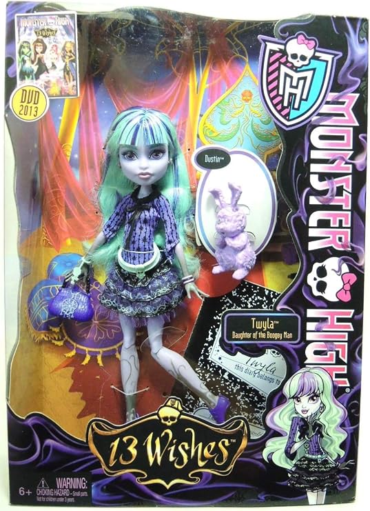 Monster High Toy - 13 Wishes - Twyla Daughter of the Boogey Man Fashion Doll