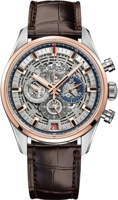 Zenith El Primero Chronograph Automatic Blue Skeleton Dial Men's Watch 51.2081.400/78.C810