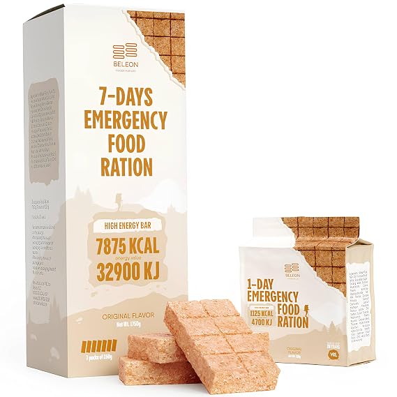 Emergency Food Supply - Original Survival Ration - 20 Years Shelf Life - 7 Days