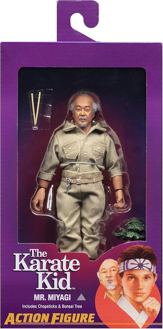 NECA The Karate Kid Mr. Miyagi Articulated Figure, Multicolor (NEC0NC19103)