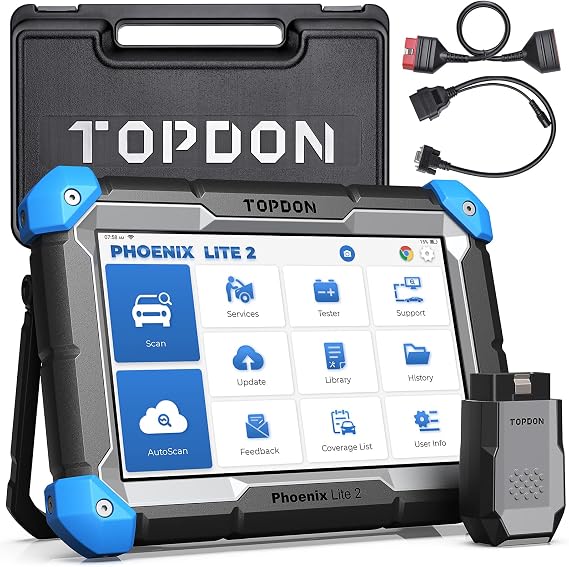 TOPDON Phoenix Lite 2 Car Diagnostic Tool, Full Systems Diagnostic Scanner