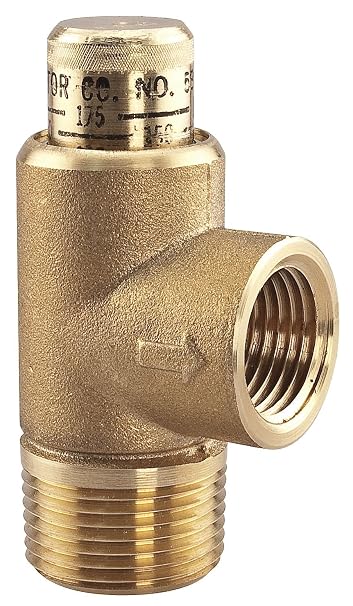 Adjustable Relief Valve, 1/2 In, 175 psi