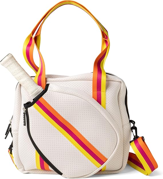 KEDZIE Pickleball Tote Bags Pickleball Crossbody Bag Portable Pickle Ball Bag For Women and Men
