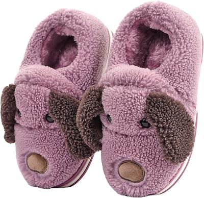 Adult and Kids Cotton Slippers Dog Slippers Home Slippers Plush Slippers Animal Slippers