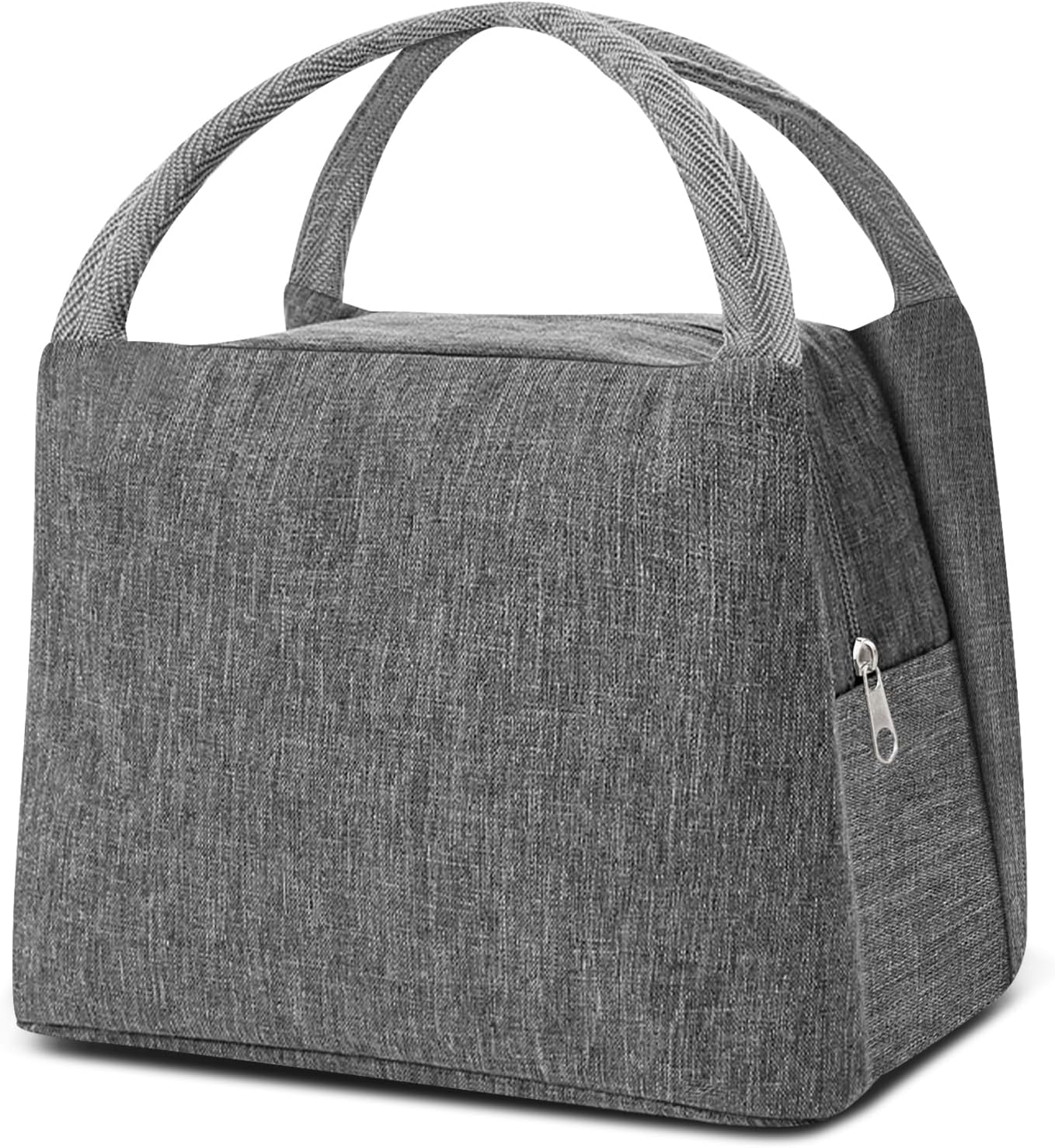 GAOHUI Insulated Lunch Bag for Men Women, Packed Small Cool Bag Lunch Box Kids, Thermal Water-Resistant Adults Lunch Box Bags for Work, School, Picnic Outdoor Grey