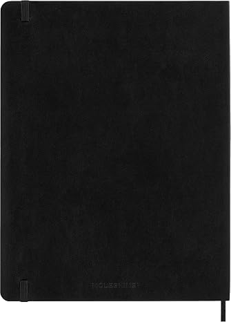 Moleskine 2027 18-Month Weekly XL Softcover Notebook: Black