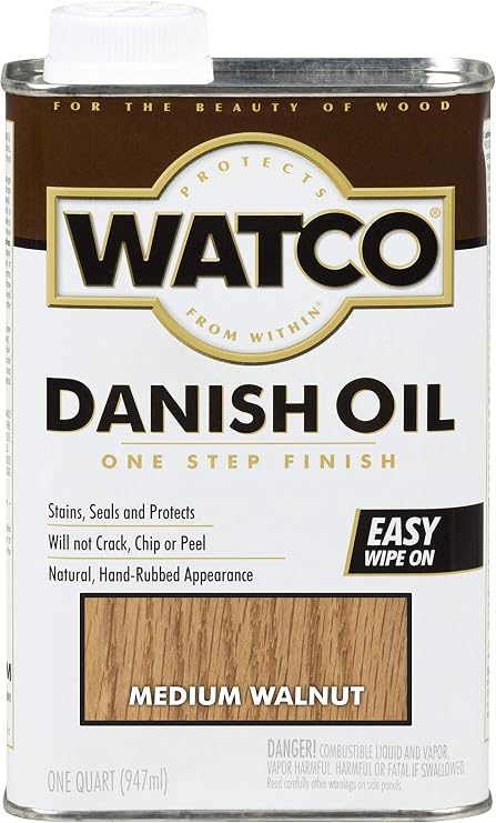 Watco Medium Walnut Danish Oil Wood Finish