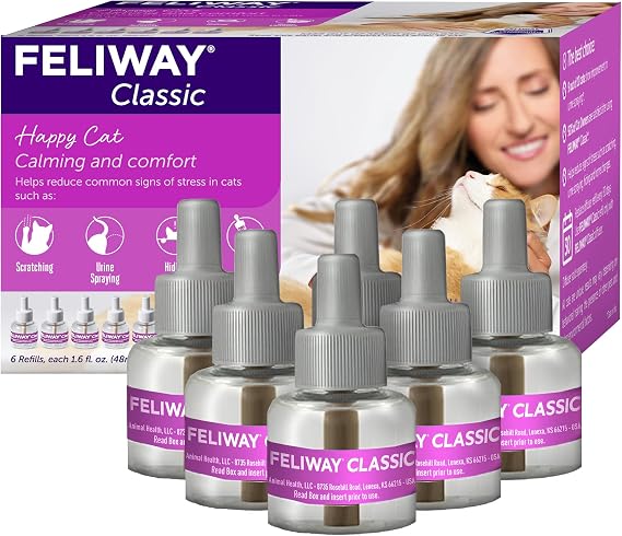 FELIWAY Classic Cat Calming Diffuser Refill - 6 Pack