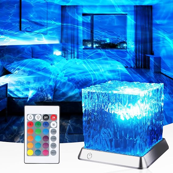 LETOUR Sensory Lights Ocean Wave Lamp Galaxy Projector Night Light [Energy Class A+++]