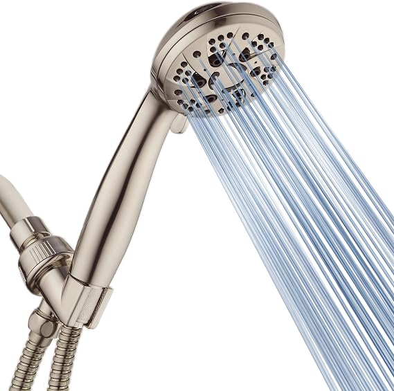 AquaDance High Pressure Luxury 6-mode Spiral Ergonomic Handheld Shower Head