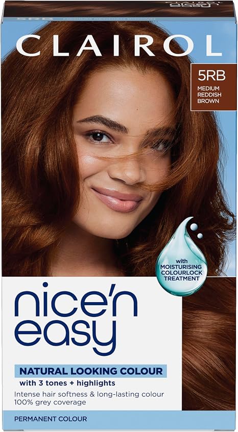 Clairol Nice'n Easy Crème Natural Looking Oil Permanent Hair Dye Infused