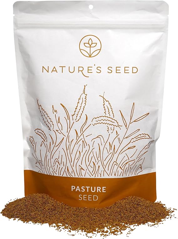 Natures Seed Alfalfa Seeds for Planting, Food Plot, Cover Crop, Green Manure, Pasture, Forage, 1 Lb