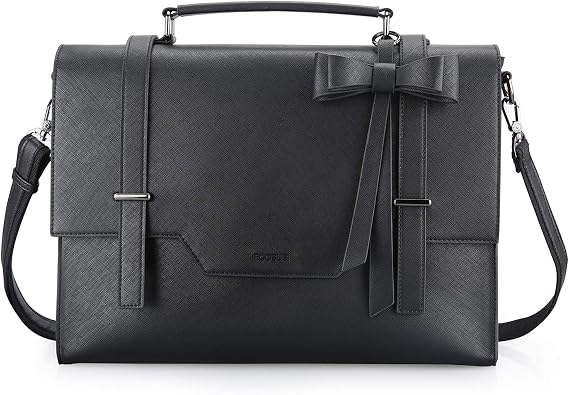 ECOSUSI Laptop Messenger Bag Women Briefcase 15.6 inch Laptop Satchel Handbags