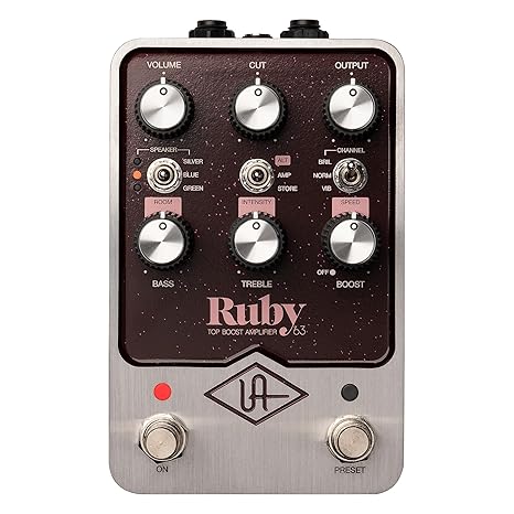 Universal Audio UAFX Ruby '63 Top Boost Amplifier