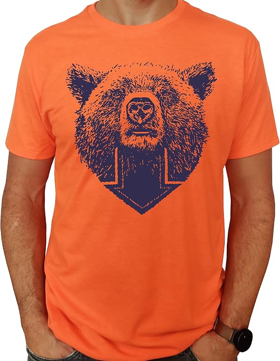 Bear Down Hand-Drawn, Hand Printed T-Shirt