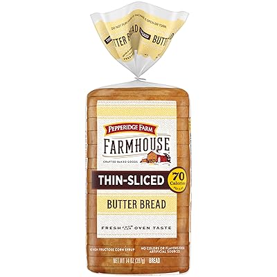 Pepperidge Farm Farmhouse Thin-Sliced Butter Bread, 14 Oz Bag