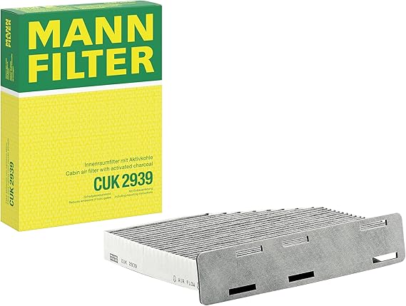 Mann-Filter CUK 2939 Cabin Filter With Activated Charcoal for select Audi/Volkswagen models