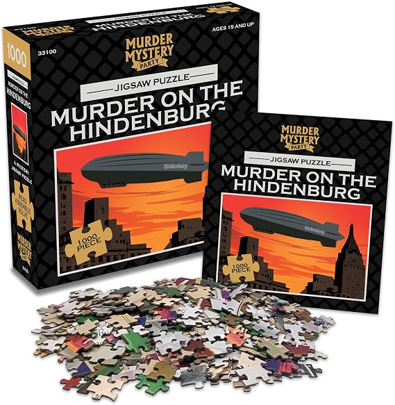Murder on the Hindenburg 1000-Pc Murder Mystery Jigsaw Puzzle Ages 15+