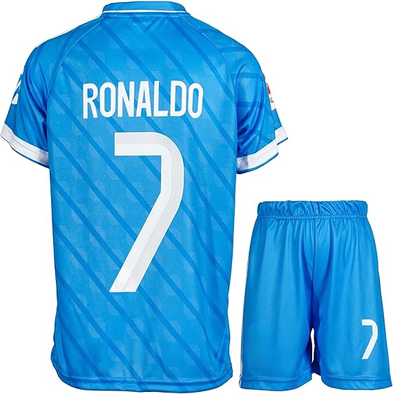 No. 7 Third 25/26 Children's Football Jersey Football Shorts Set Youth Sizes