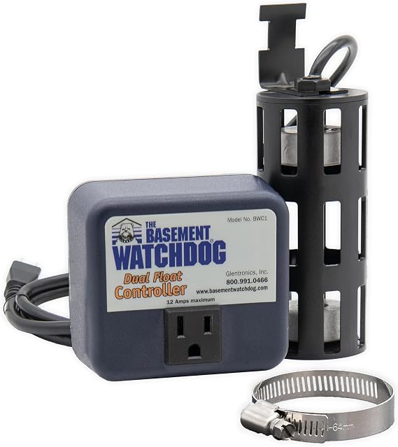 The Basement Watchdog Universal Dual Float Switch Replaces Piggyback Sump Pump Switches (BWC1)